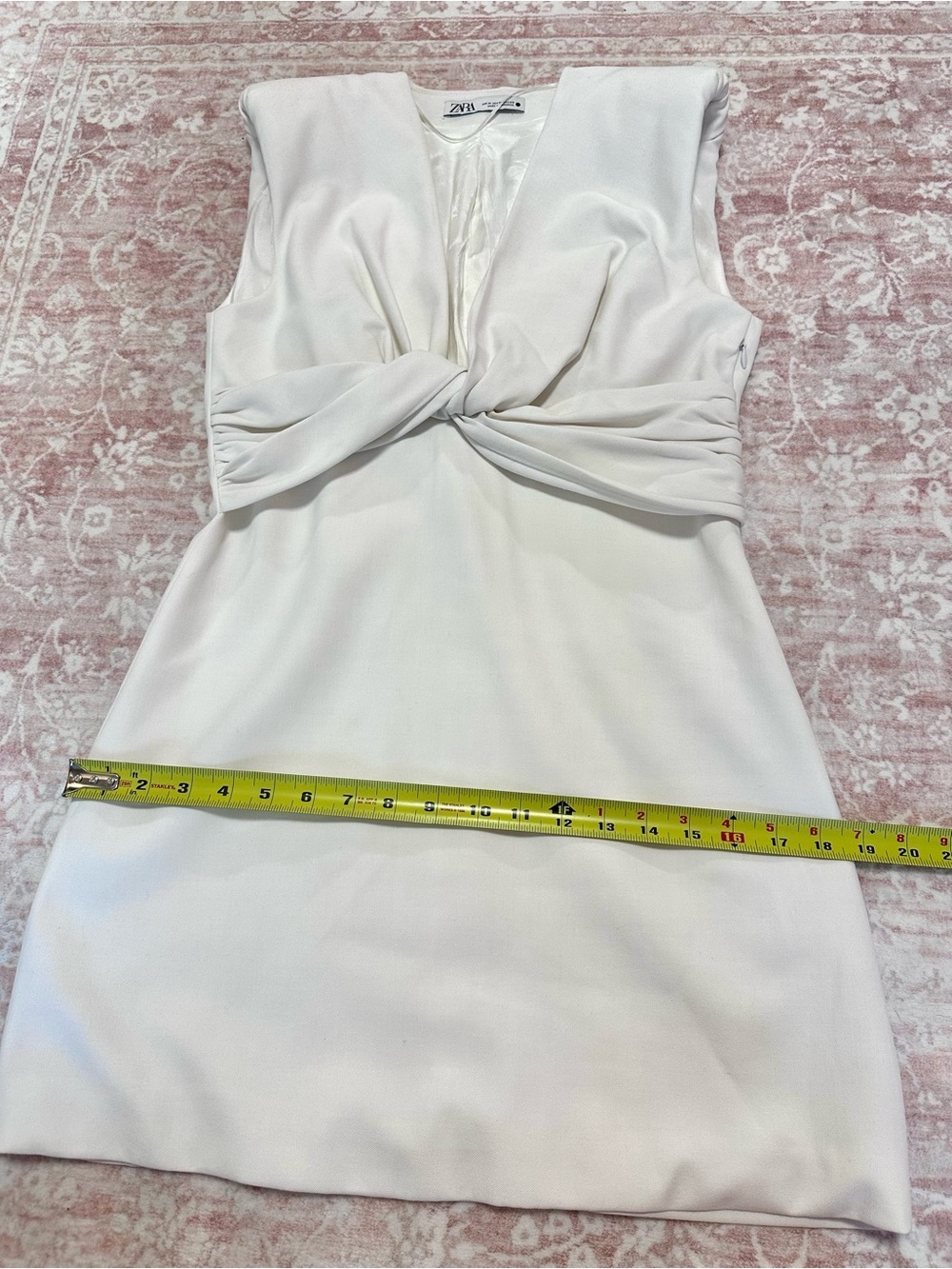 ZARA 🤍 Twist V Neck Mini Dress - Picture 13 of 13